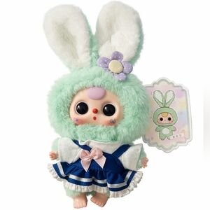 Baby Three Rabbit Macaron Cute Bunny Plush - NEW